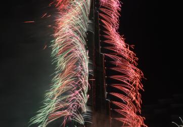 Burj Khalifa 2014 by Fireworks by Grucci
