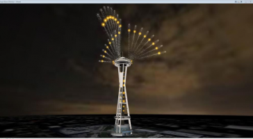 Space Needle 2016 Simulation