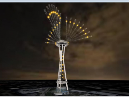 Space Needle 2016 Simulation